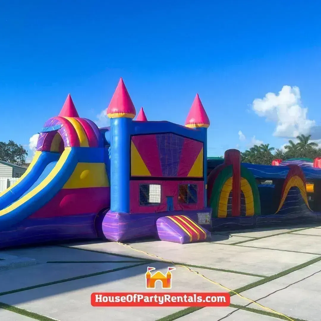 70 Ft Obstacle Course Rentals